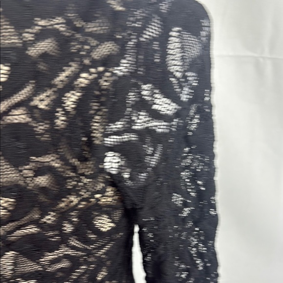 Anne Fontaine Black Lace Long Sleeve Blouse Size 40 / US 6-8 - Picture 10 of 13